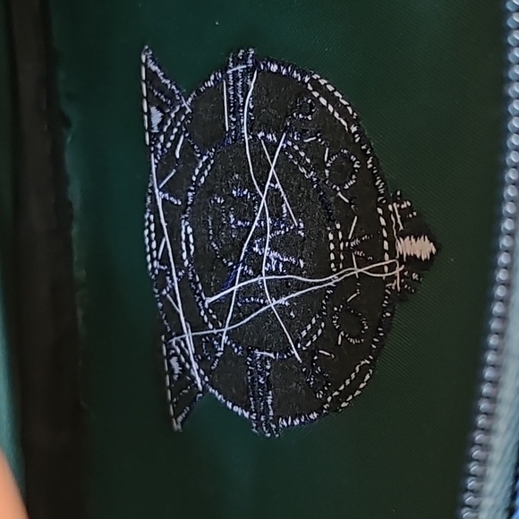 Vintage ZONK South Africa ROVOS RAIL Tartan & Green canvas travel bag - Picture 7 of 8